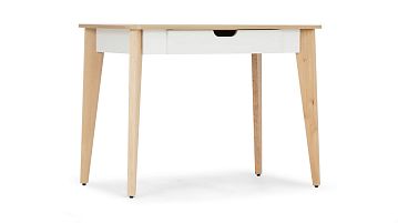Стол письменный Villy (Вилли), цвет Белый+Дуб